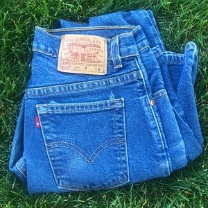 Levi’s 517 slim fit boot cut jeans